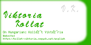 viktoria kollat business card